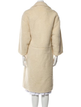 Akris Camel Hair Faux Fur Coat