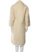 Akris Camel Hair Faux Fur Coat