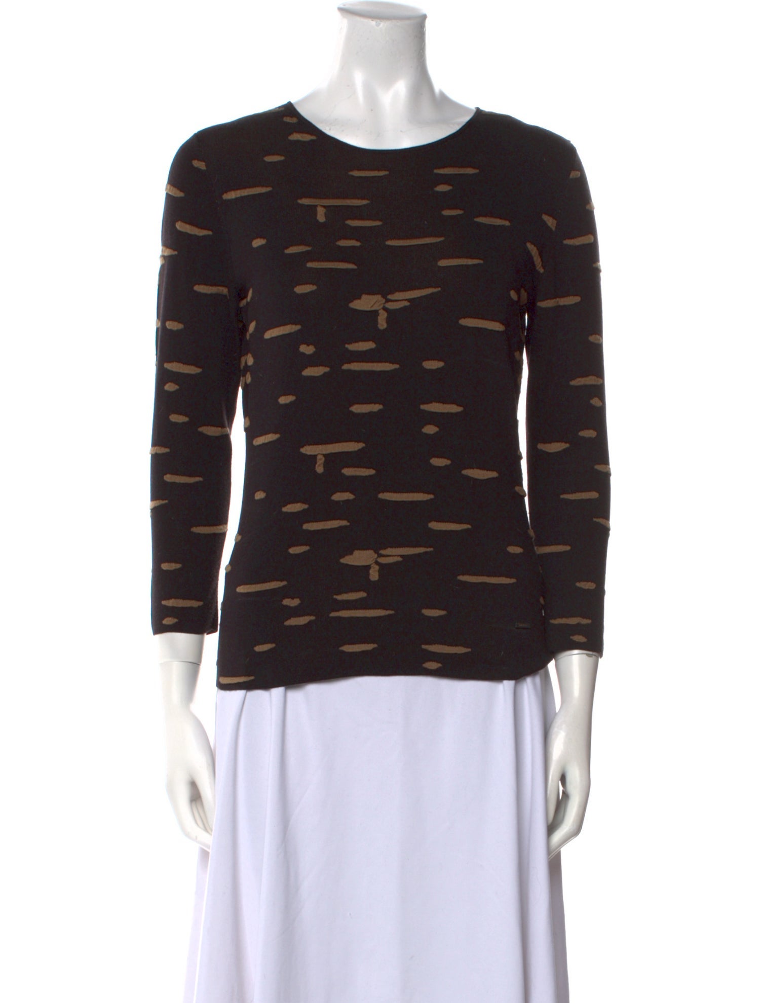 Akris Silk Printed Sweater