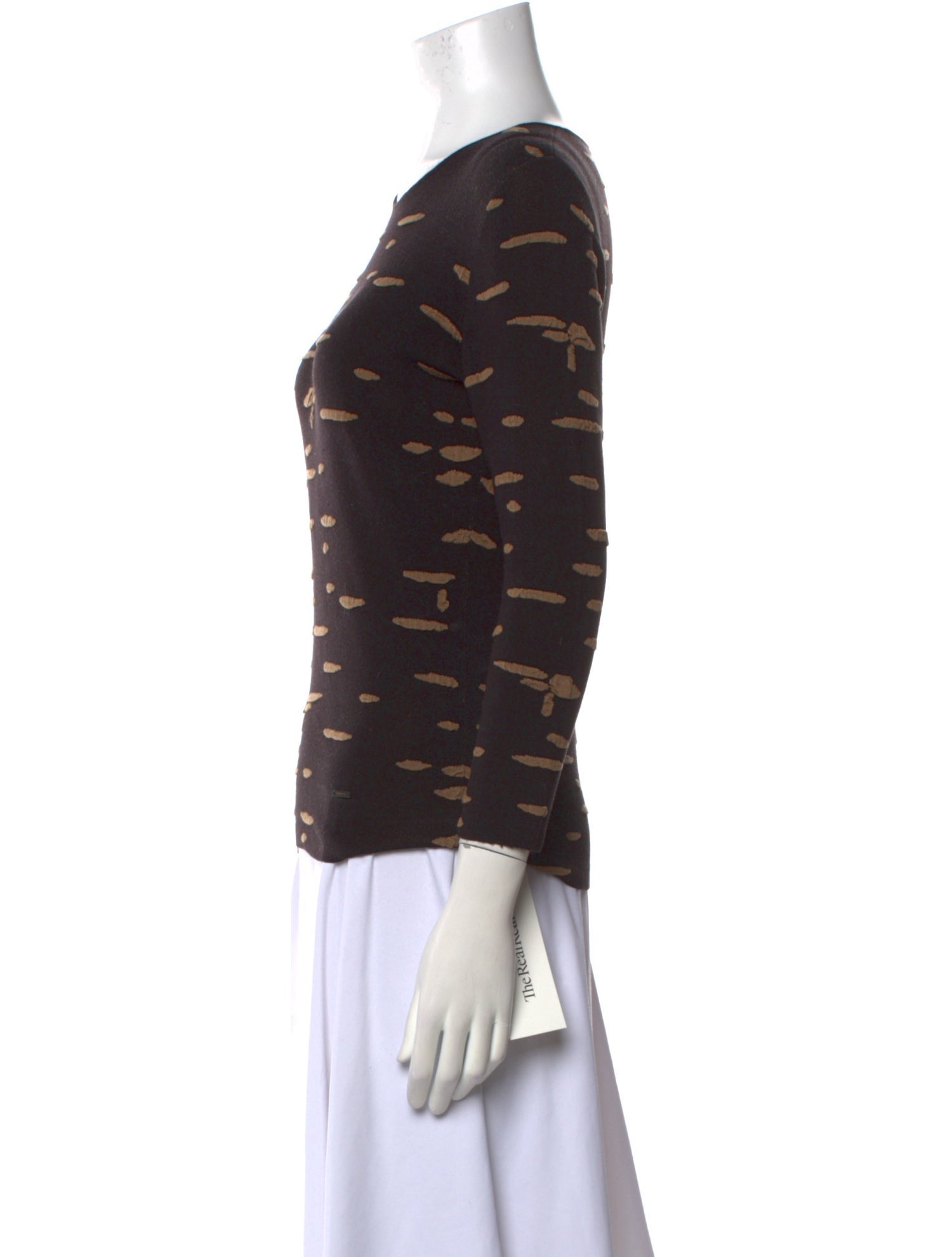 Akris Silk Printed Sweater