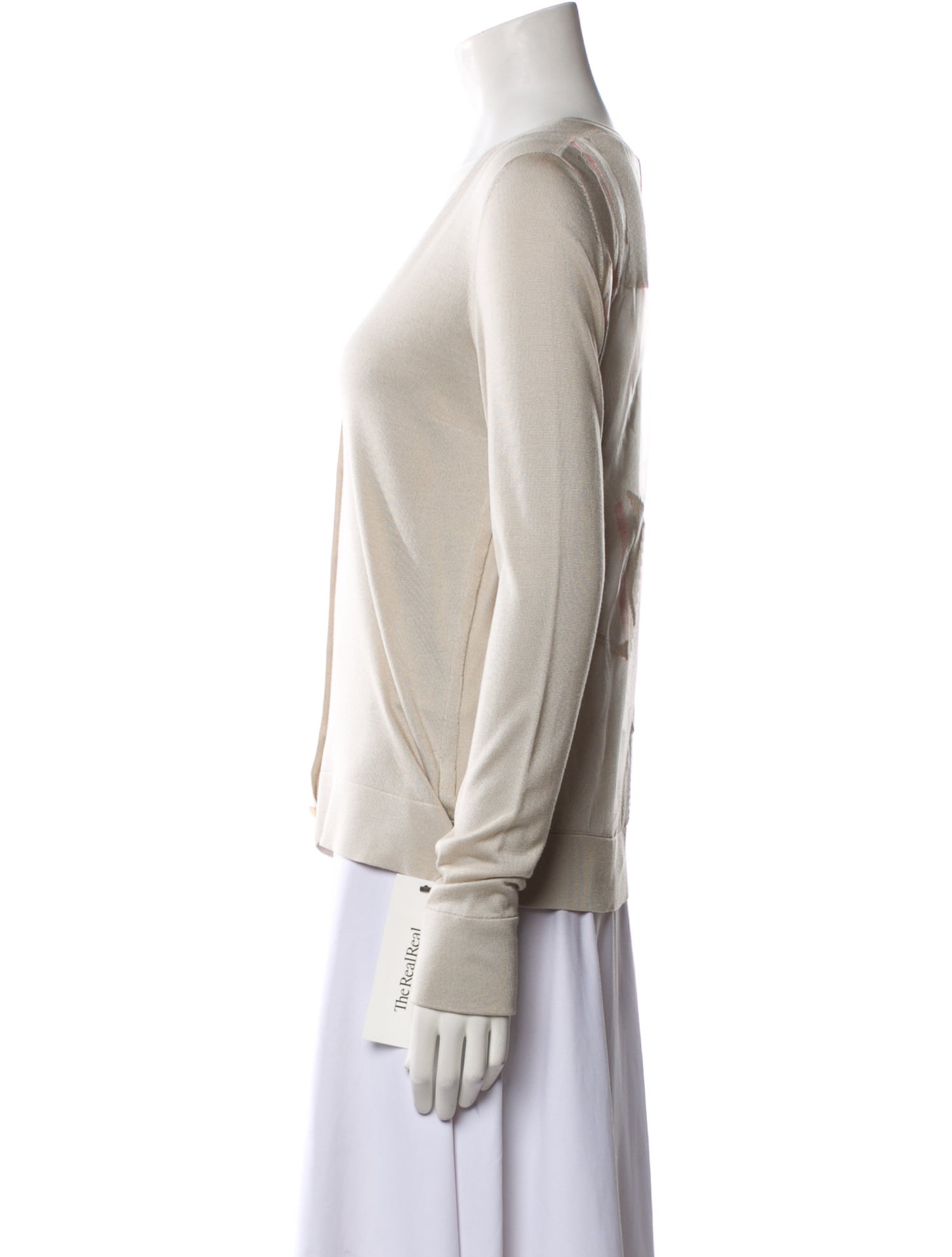 Akris Silk V-Neck Sweater