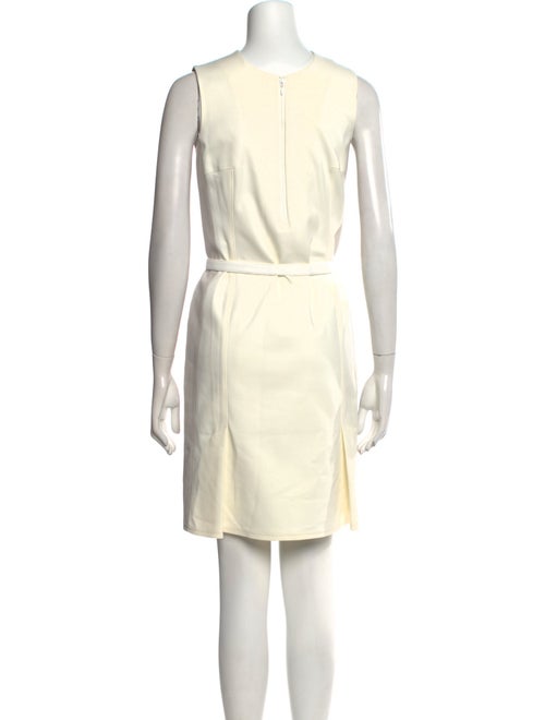 Akris Mock Neck Knee-Length Dress