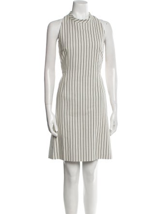 Akris Punto Striped Mini Dress