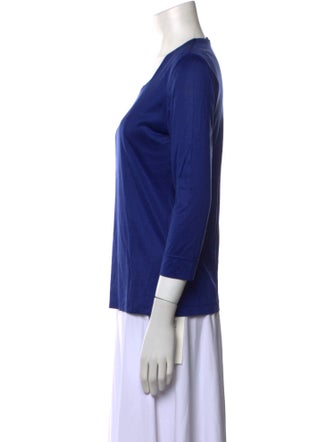 Akris Silk Square Neckline Top