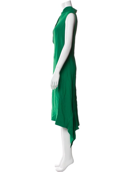 Akris V-Neck Long Dress