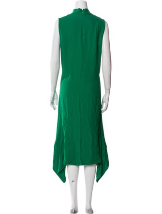 Akris V-Neck Long Dress