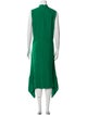 Akris V-Neck Long Dress