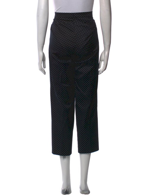 Akris Polka Dot Print Straight Leg Pants