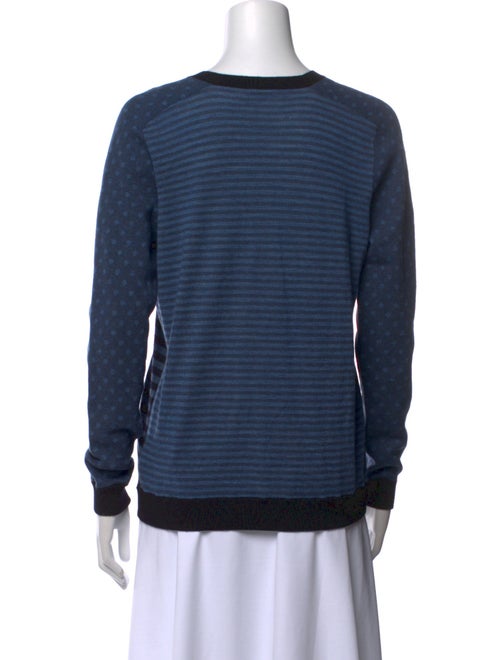 Akris Striped V-Neck Sweater