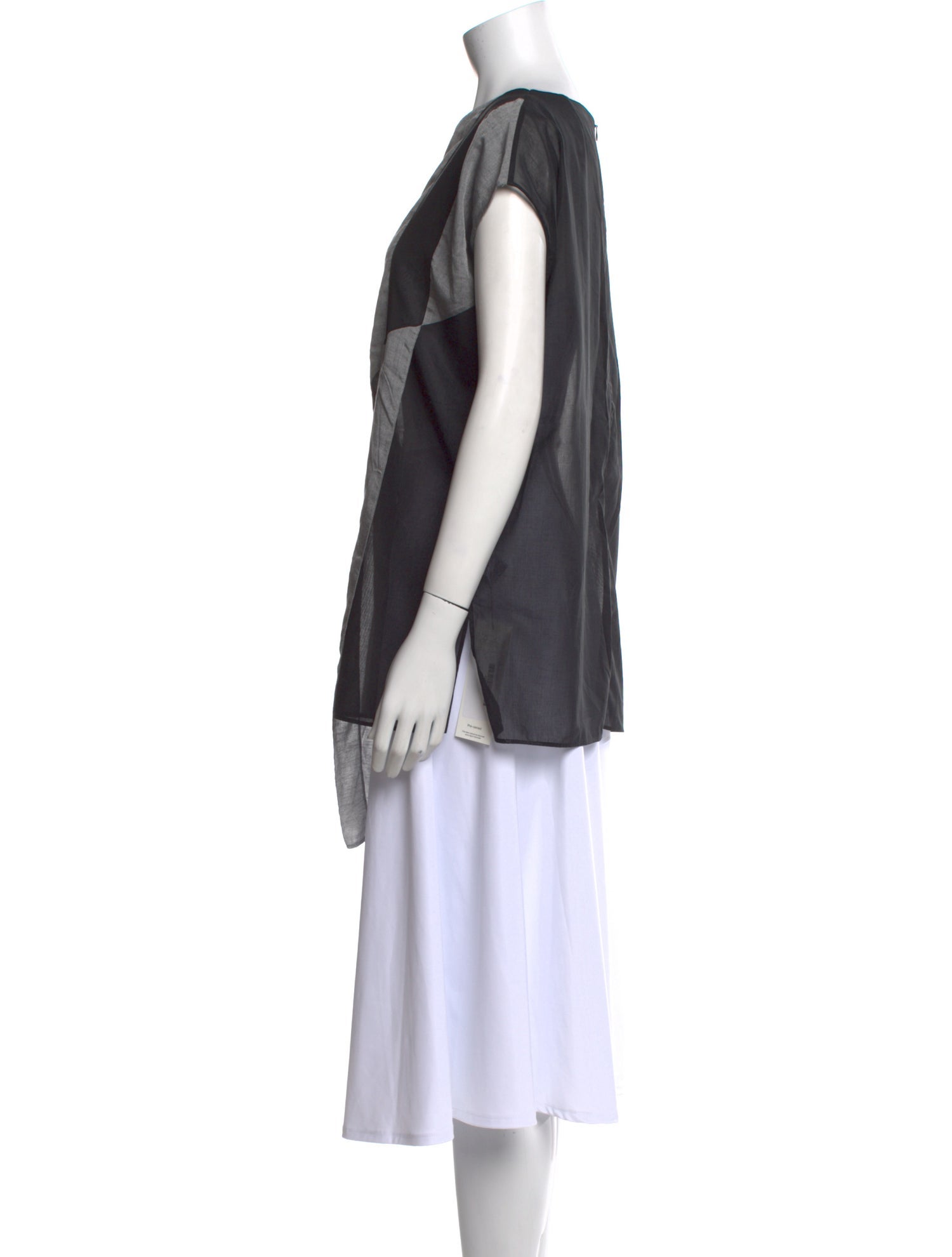 Akris Striped Bateau Neckline Tunic