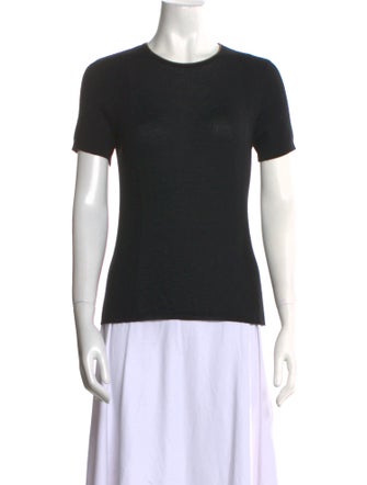 Akris Cashmere Crew Neck T-Shirt