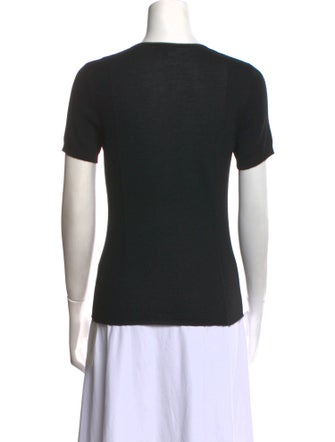 Akris Cashmere Crew Neck T-Shirt