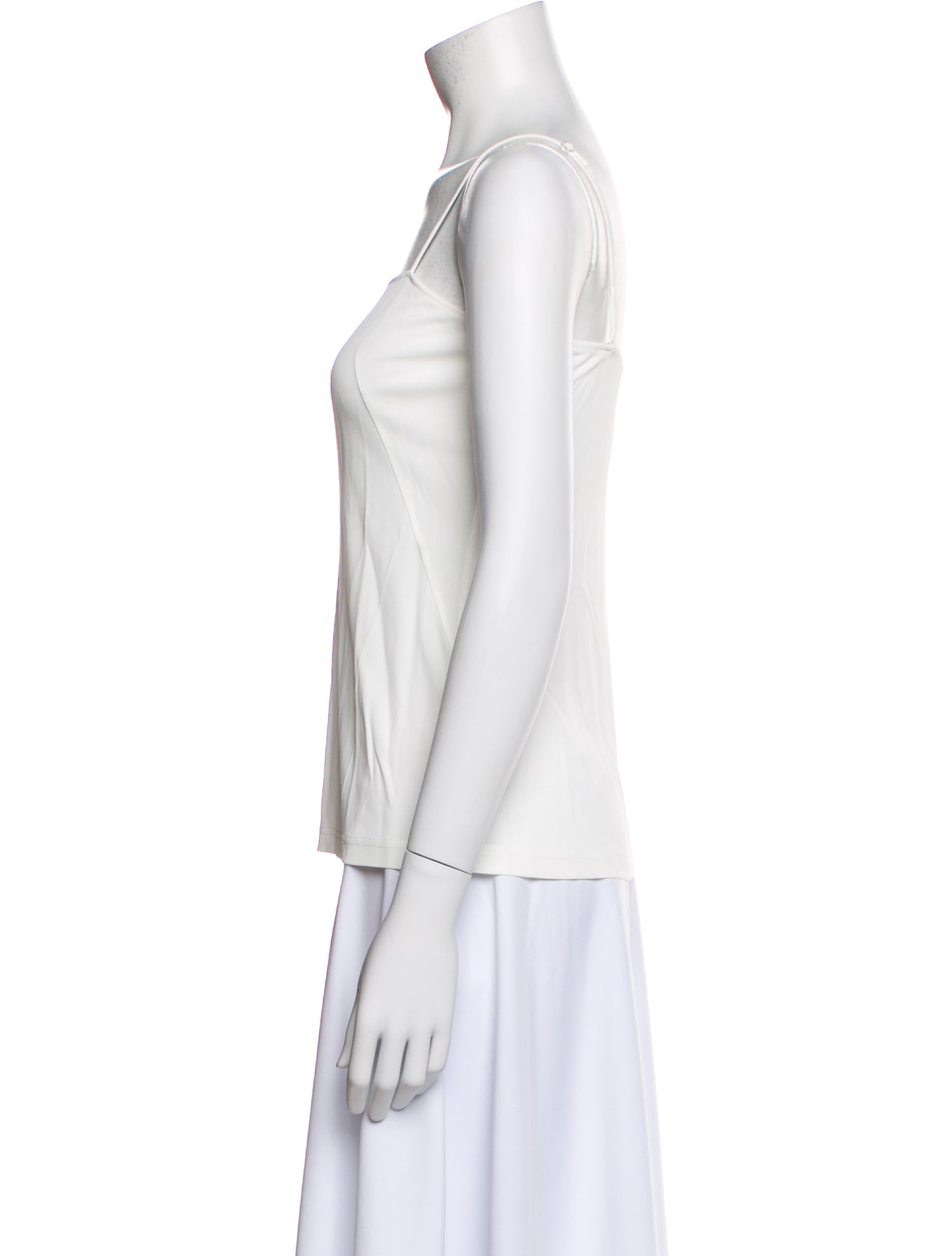 Akris Square Neckline Sleeveless Top