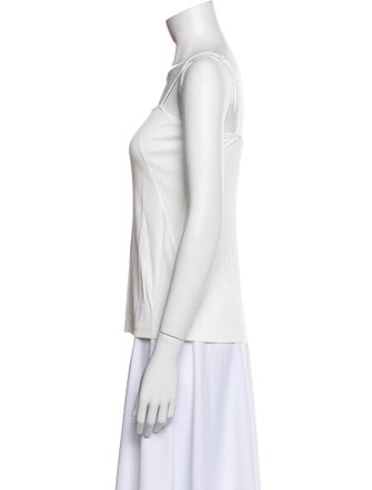 Akris Square Neckline Sleeveless Top