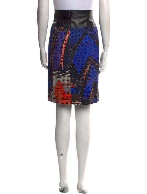 Akris Polka Dot Print Knee-Length Skirt