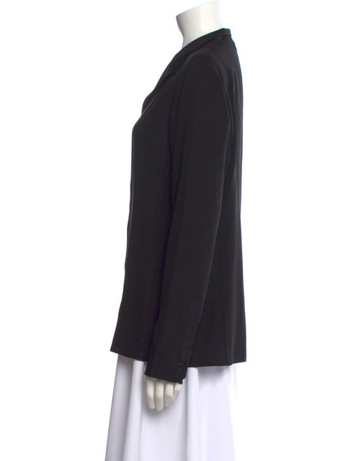 Akris Silk V-Neck Blouse