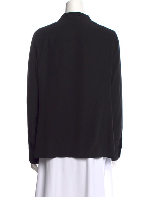 Akris Silk V-Neck Blouse