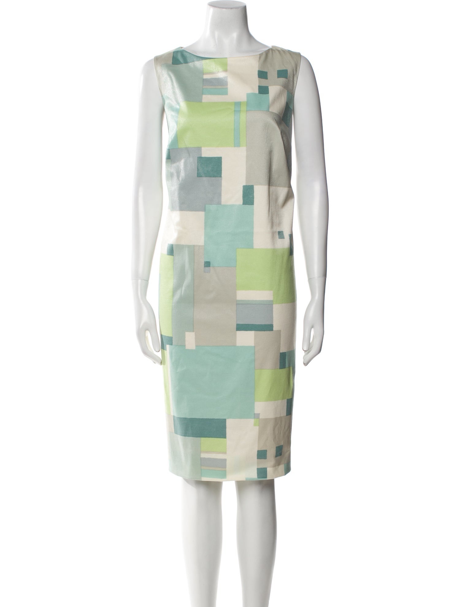 Akris Punto Printed Knee-Length Dress