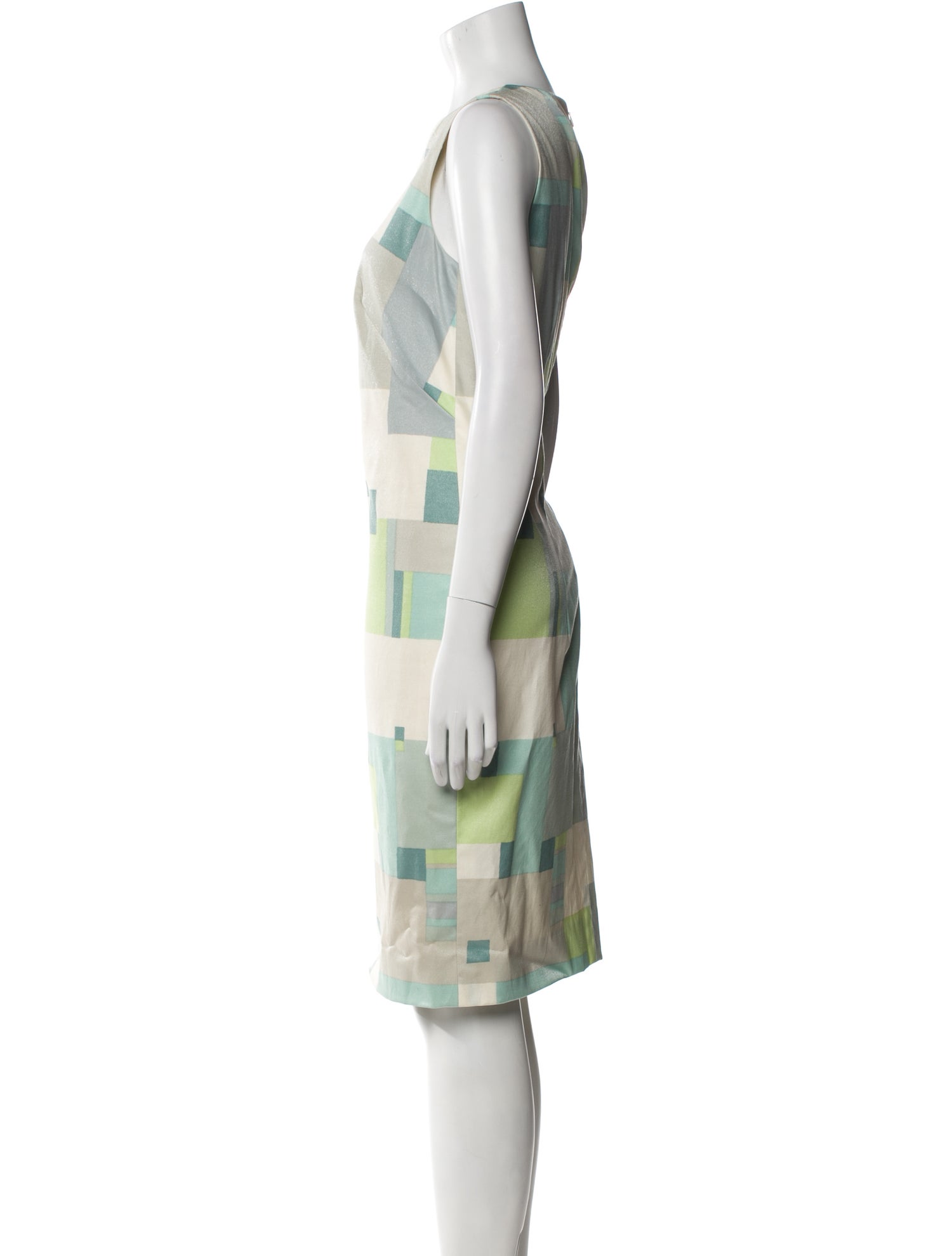Akris Punto Printed Knee-Length Dress