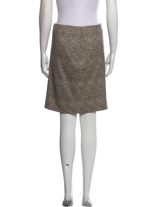 Akris Printed Knee-Length Skirt
