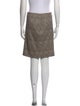 Akris Printed Knee-Length Skirt