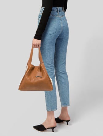 Akris Leather Hobo
