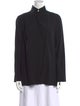Akris Silk Mock Neck Blouse