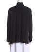 Akris Silk Mock Neck Blouse