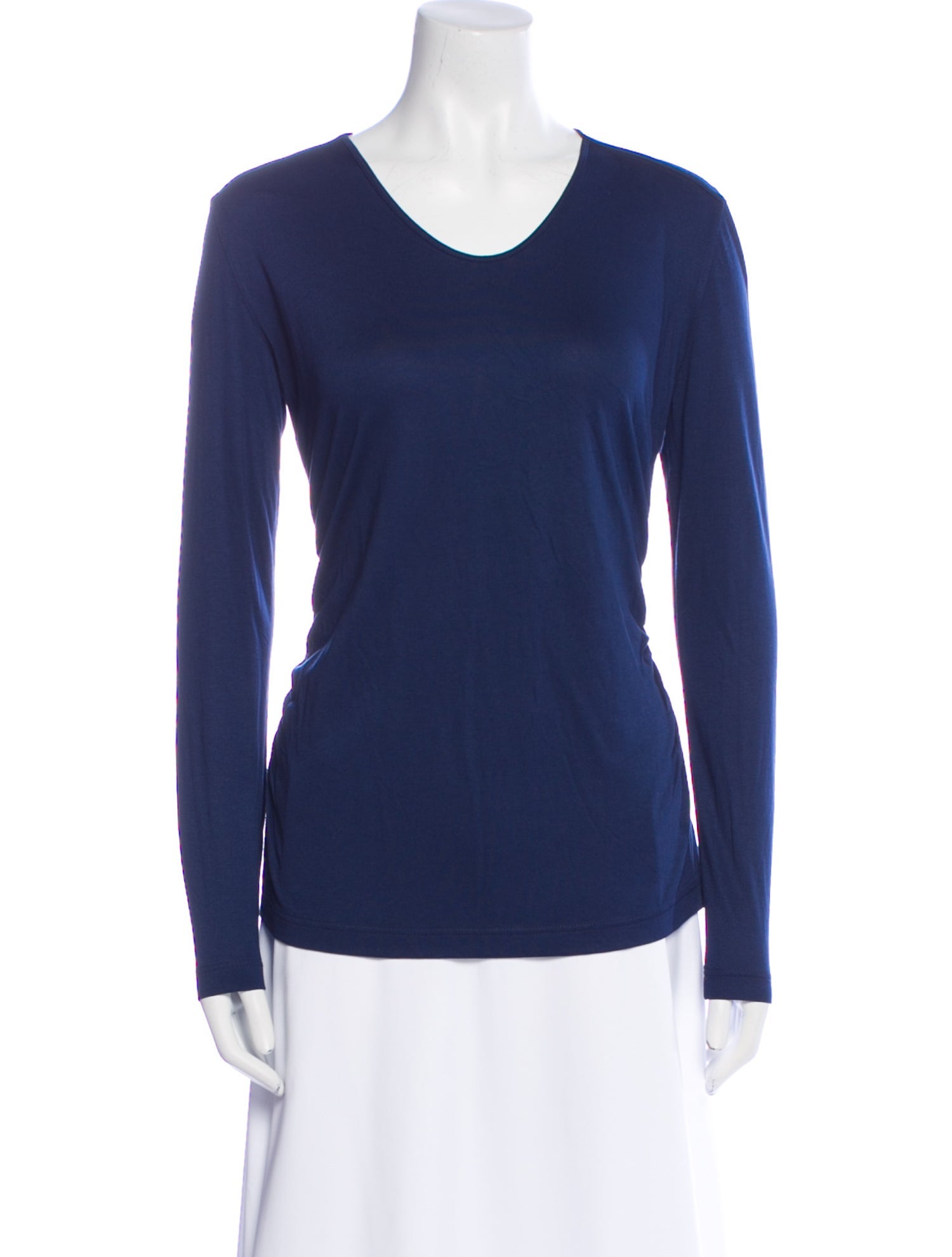 Akris Punto Virgin Wool Scoop Neck T-Shirt w/ Tags