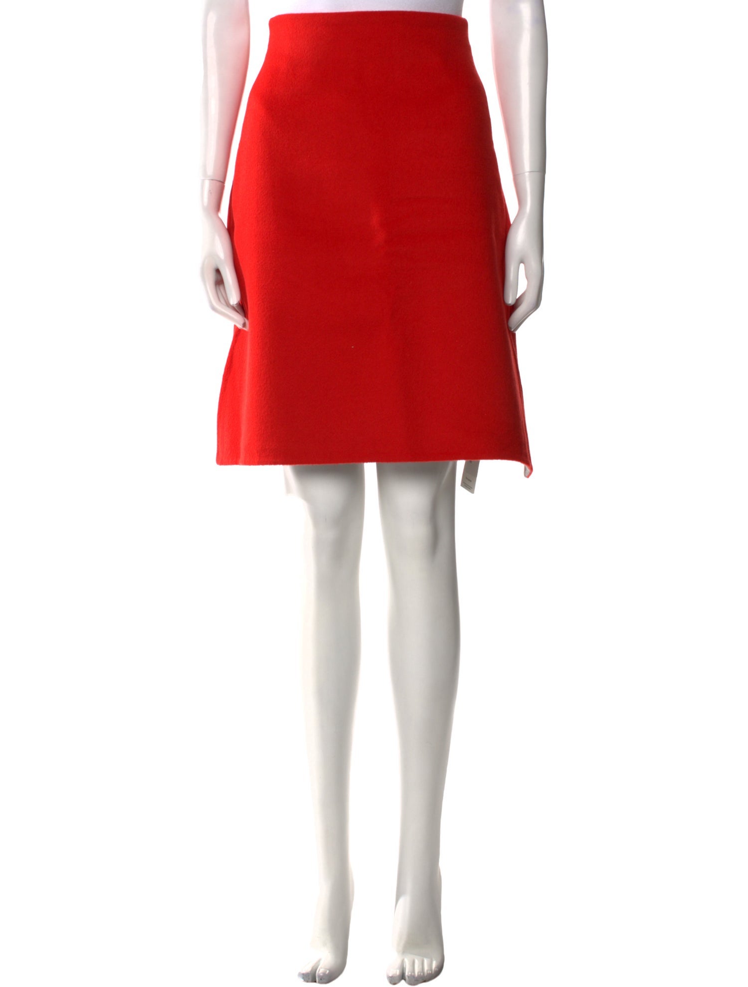 Akris Angora Knee-Length Skirt