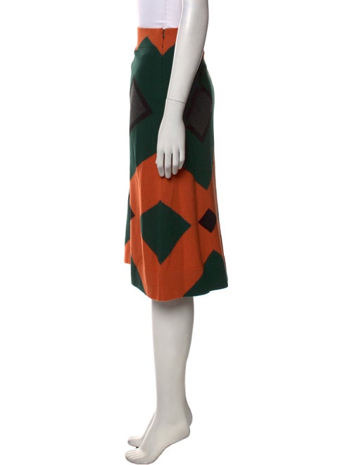 Akris Cashmere Knee-Length Skirt