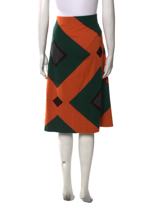 Akris Cashmere Knee-Length Skirt