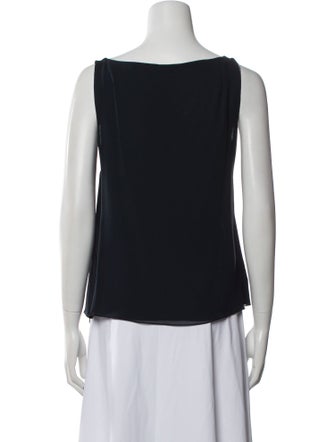 Akris Silk Scoop Neck Top