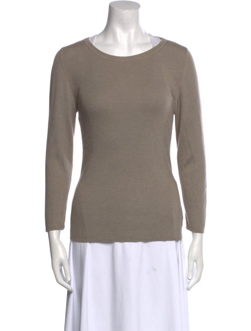 Akris Cashmere Scoop Neck Sweater