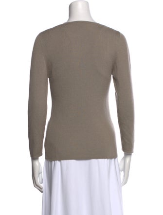 Akris Cashmere Scoop Neck Sweater