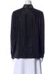Akris Silk Mock Neck Blouse