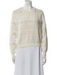 Akris Cashmere Plaid Print Sweater