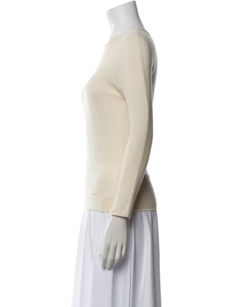 Akris Silk Bateau Neckline Top