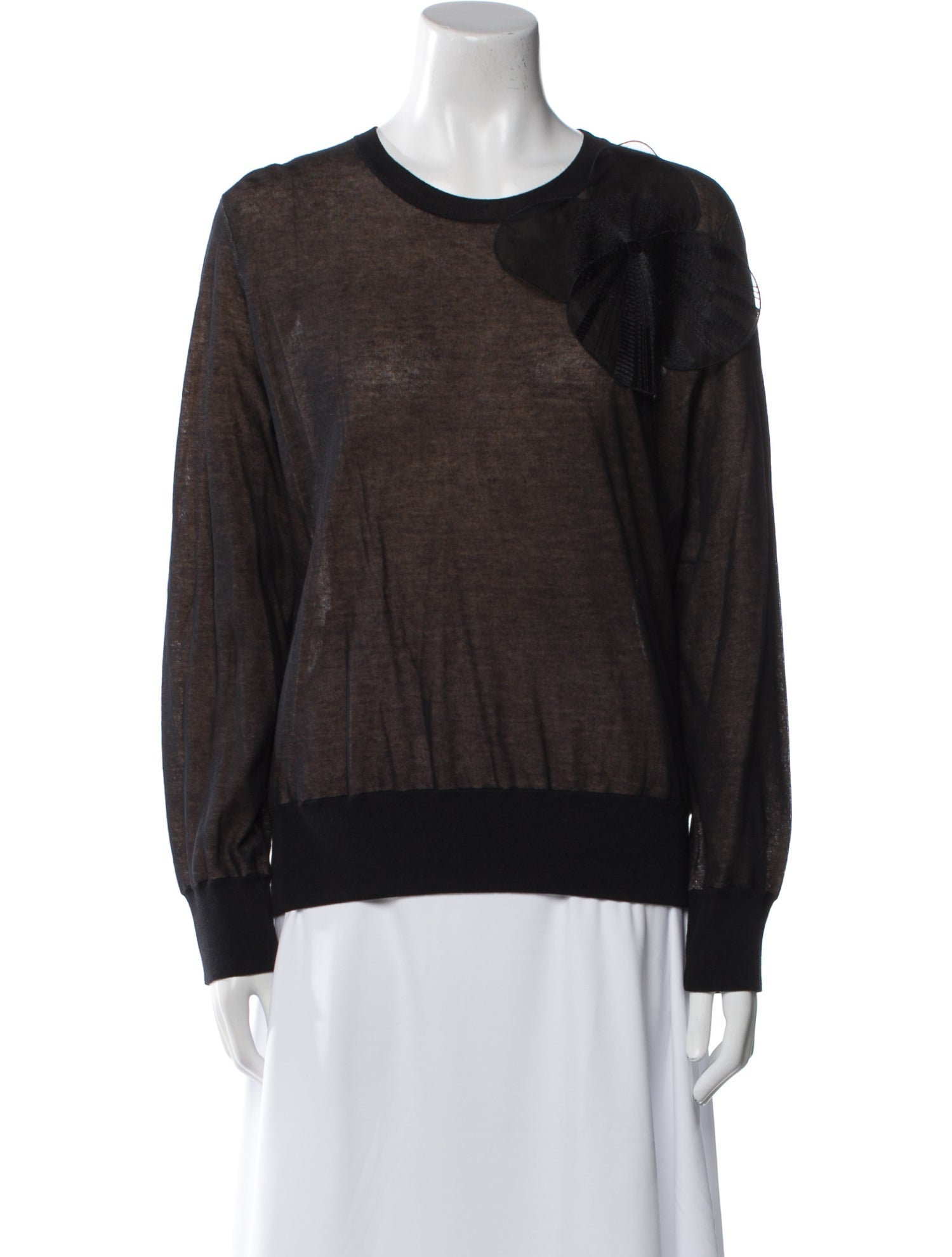 Akris Crew Neck Long Sleeve Sweatshirt