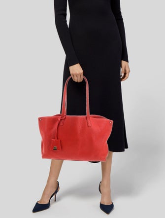 Akris Leather Tote