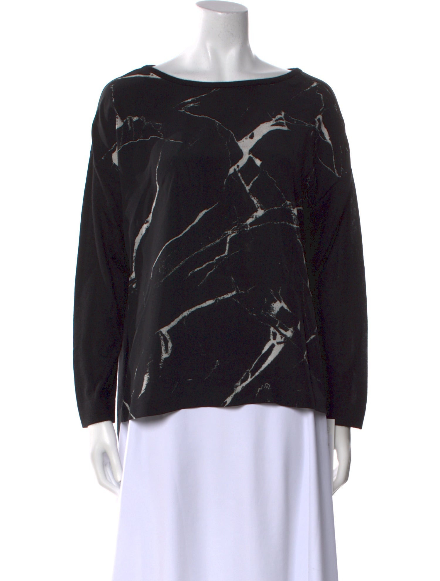 Akris Cashmere Printed Sweater