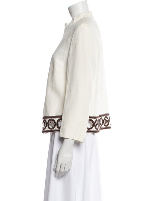 Akris Punto Graphic Print Evening Jacket