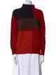 Akris Cashmere Colorblock Pattern Sweater