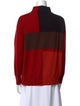 Akris Cashmere Colorblock Pattern Sweater