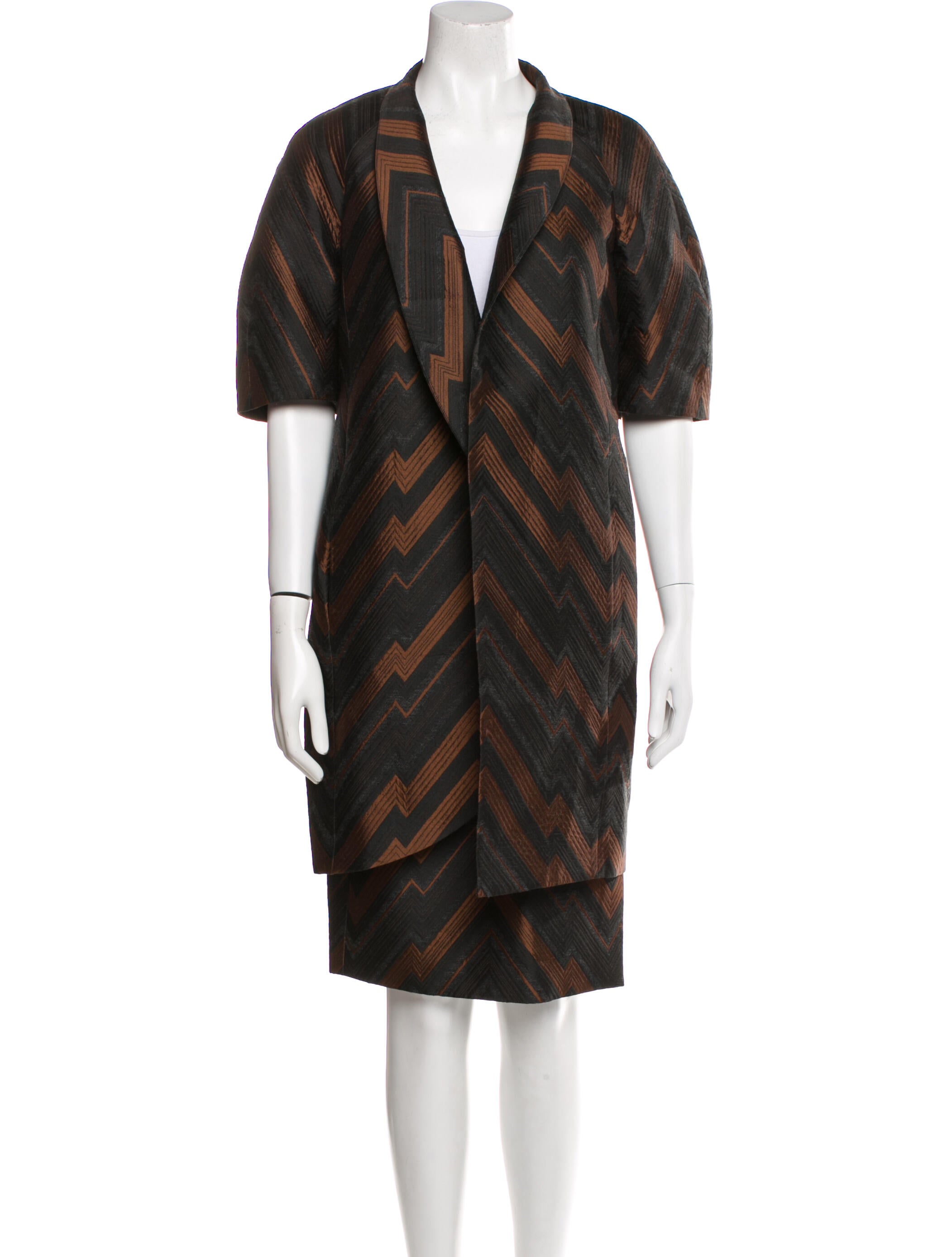 Akris Printed Skirt Suit