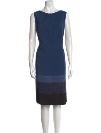 Akris Wool Midi Length Dress