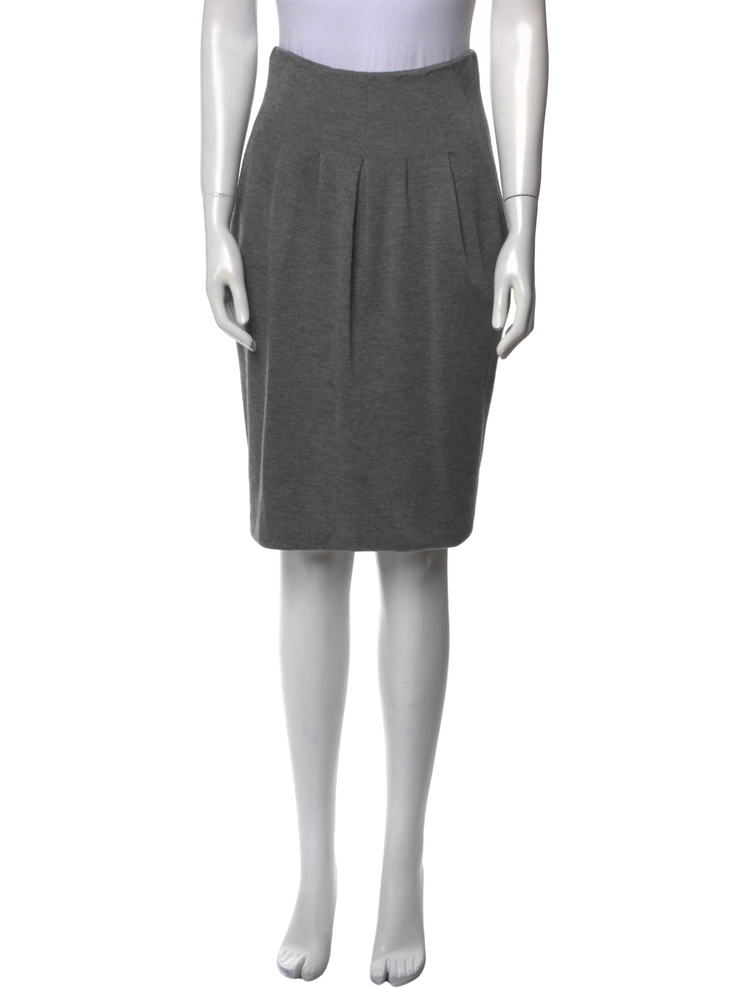 Akris Wool Knee-Length Skirt