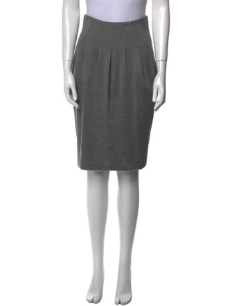 Akris Wool Knee-Length Skirt