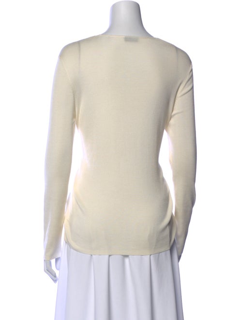 Akris Silk V-Neck Top