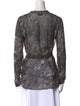 Akris Silk Printed Blouse